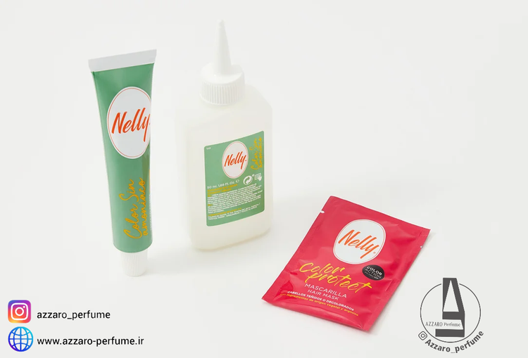 کیت رنگ مو بدون آمونیاک نلی NELLY مدل ammonia free شماره 6/56-فروشگاه اینترنتی آرایشی و بهداشتی آزارو در شیراز