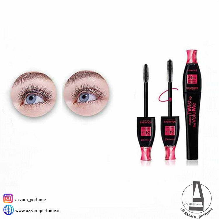 ریمل Twist Up قرمز بورژوآ Bourjois-فروشگاه اینترنتی آرایشی و بهداشتی آزارو در شیراز