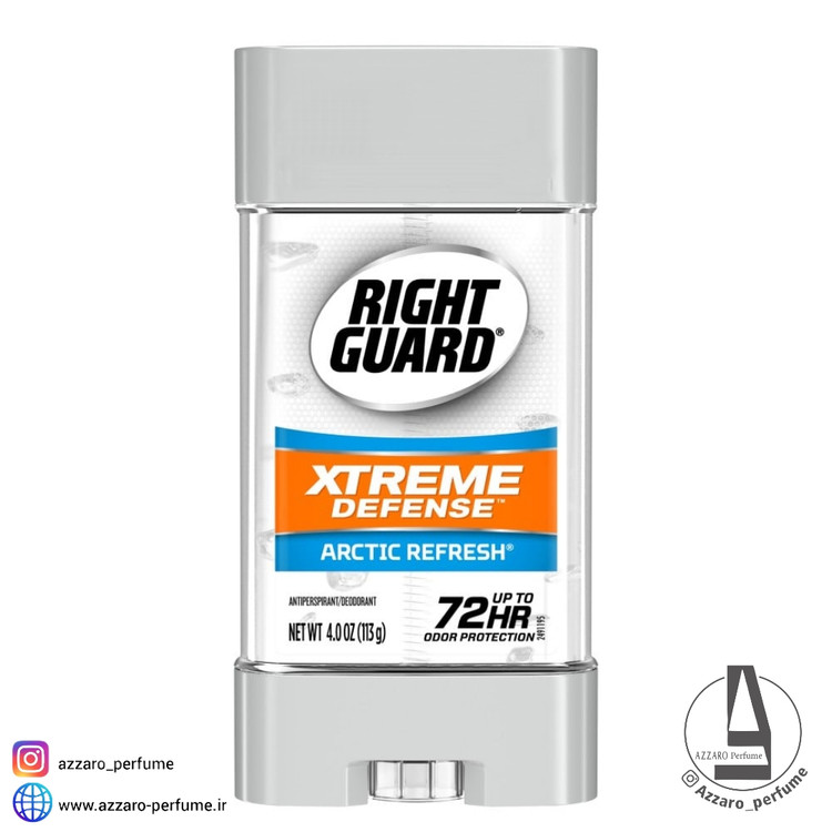 استیک ضدتعریق رایت گارد اکستریم دیفنس Xtreme Defense Arctic Refresh حجم 113 گرم-فروشگاه اینترنتی آرایشی و بهداشتی آزارو در شیراز