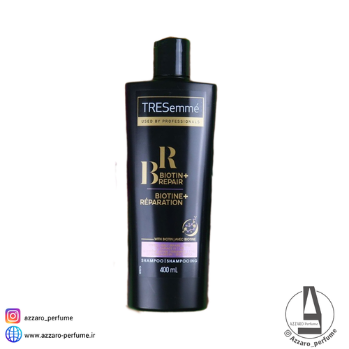 شامپو ترزمه ضد ریزش مو مدل biotin repair حجم 400 میل-فروشگاه اینترنتی آرایشی و بهداشتی آزارو در شیراز