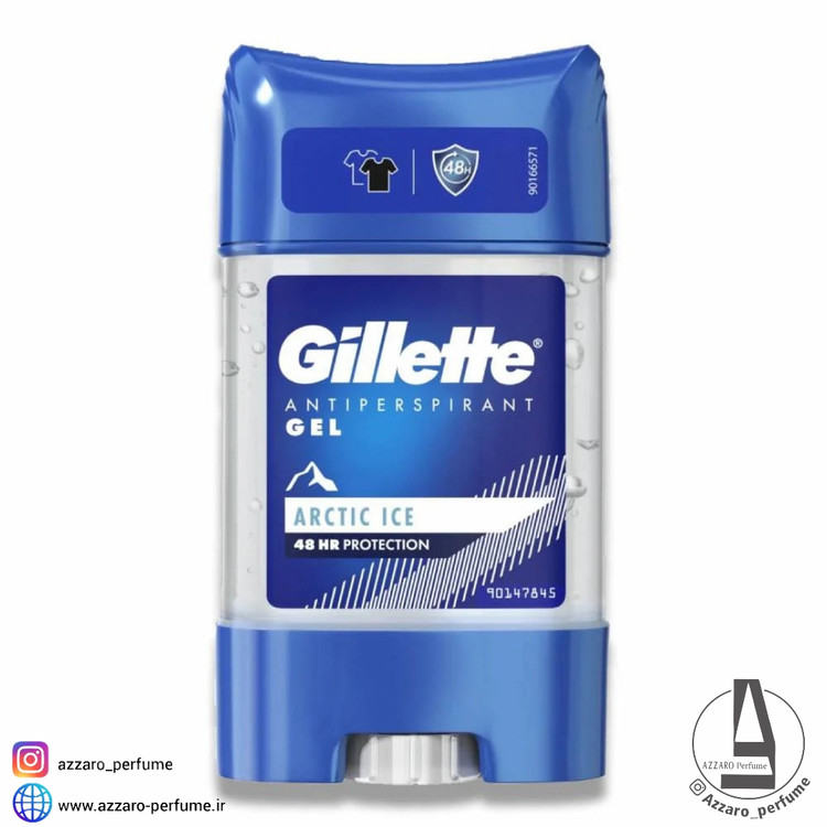 ژل تعریق مردانه ژیلت مدل Arctic Ice حجم 70 میل-فروشگاه اینترنتی آرایشی و بهداشتی آزارو در شیراز