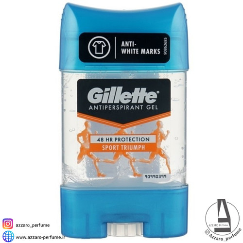 مام ژله ای مردانه ژیلت مدل اسپرت تریومف حجم 70 میل-فروشگاه اینترنتی آرایشی و بهداشتی آزارو در شیراز