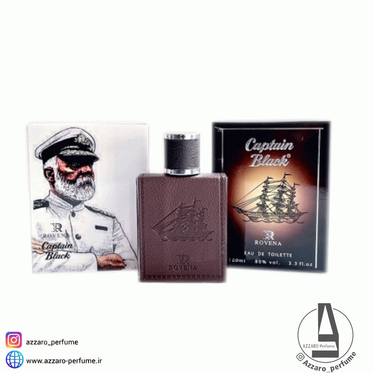 عطر ادکلن روونا مدل کاپیتان بلک حجم 100 میل-فروشگاه اینترنتی آرایشی و بهداشتی آزارو در شیراز