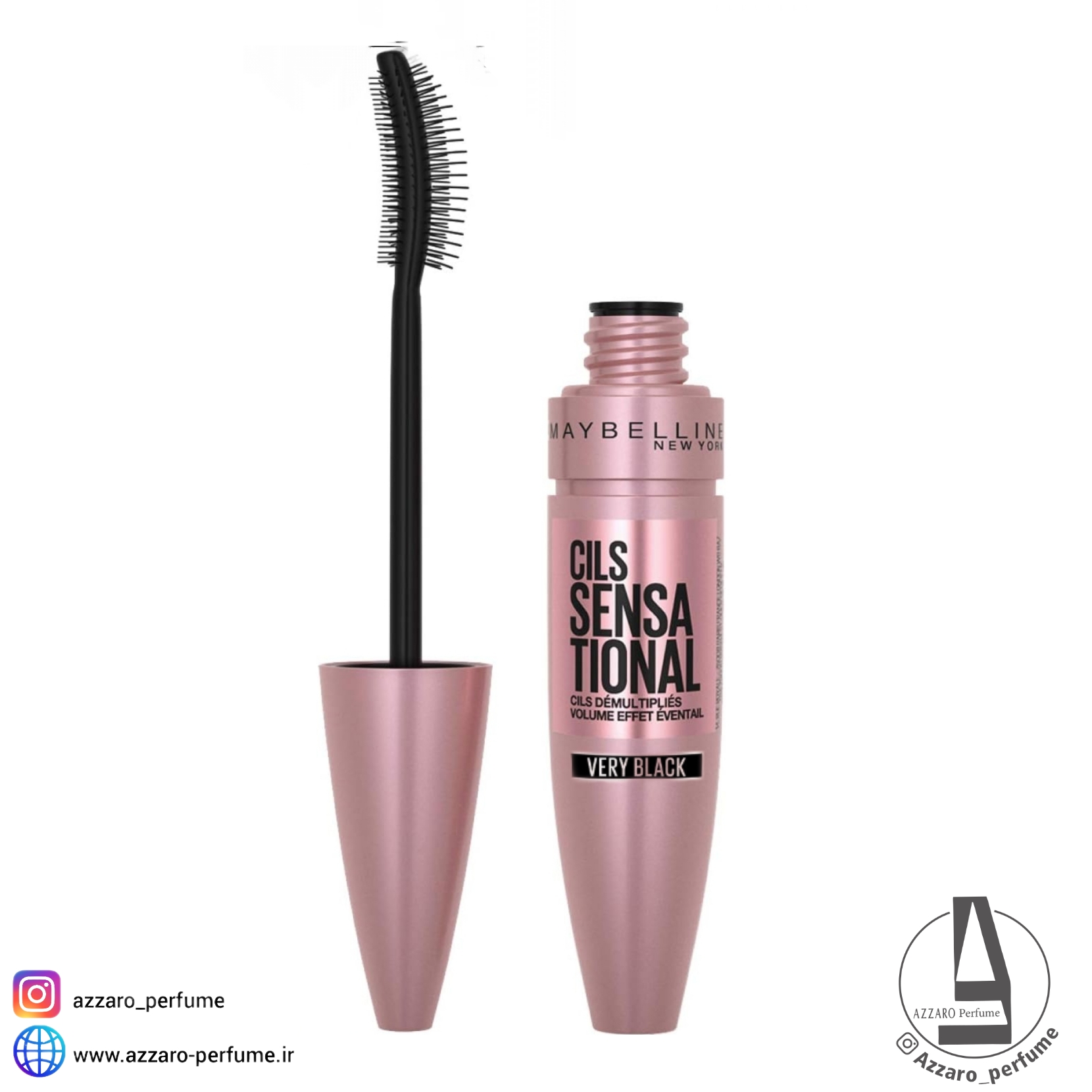 ریمل حجم دهنده بلند کننده میبلین مدل CILS Sensational Maybelline-فروشگاه اینترنتی آرایشی و بهداشتی آزارو در شیراز