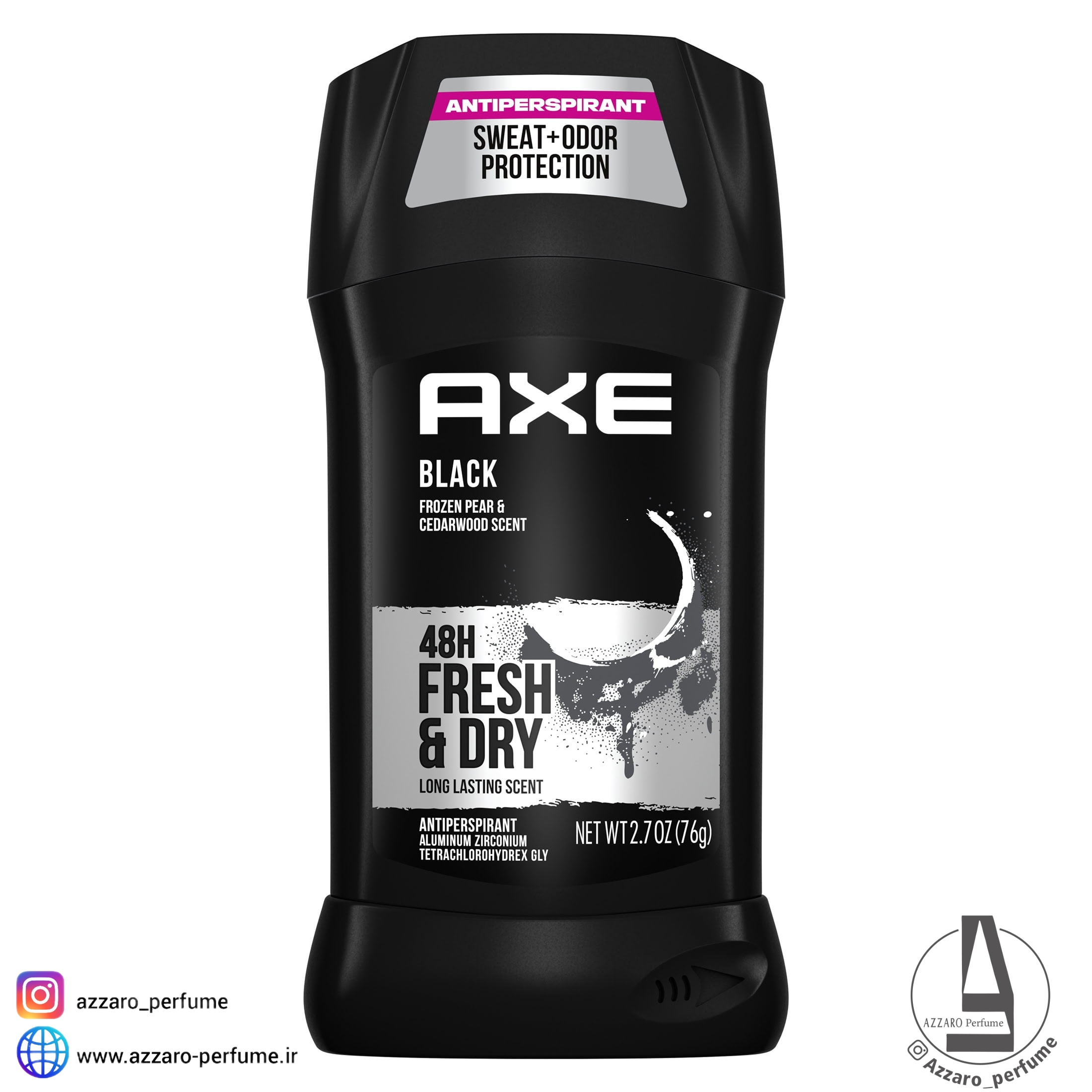 مام استیک ضد تعریق آکس AXE مدل Balck Fresh & Dry حجم 76 گرم-فروشگاه اینترنتی آرایشی و بهداشتی آزارو در شیراز
