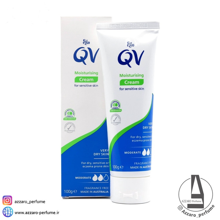 کرم کیو وی پوست حساس و خشک حجم 100 میل-فروشگاه اینترنتی آرایشی و بهداشتی آزارو در شیراز