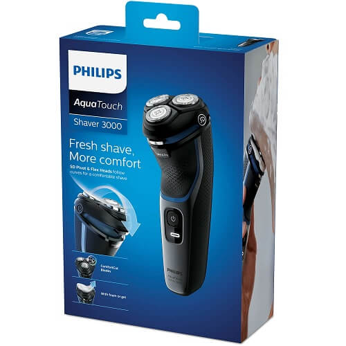 ریش تراش اصلی فیلیپس philips مدل S3122-فروشگاه اینترنتی آرایشی و بهداشتی آزارو در شیراز