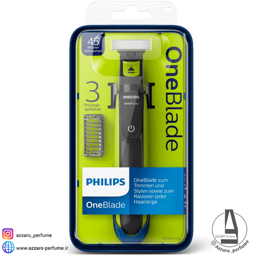 ماشین اصلاح فیلیپس اصلی philips مدل QP2520-نمایندگی فیلیپس-فروشگاه اینترنتی آرایشی و بهداشتی آزارو در شیراز