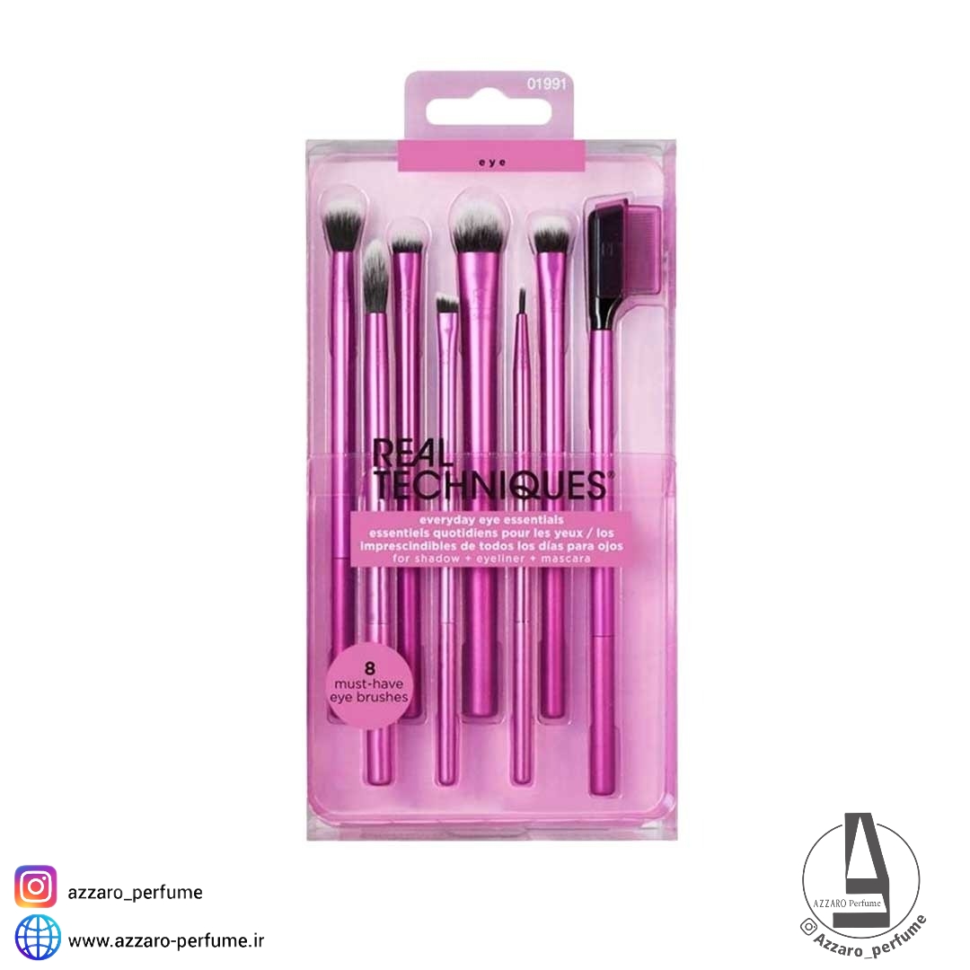 ست براش 8 تیکه ریل تکنیک – Real Techniques-فروشگاه اینترنتی آرایشی و بهداشتی آزارو در شیراز