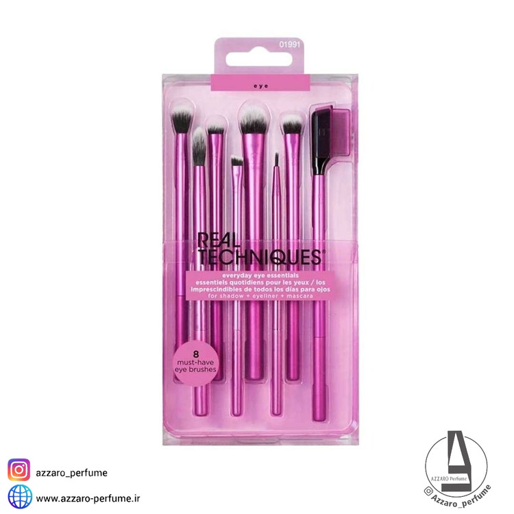 ست براش 8 تیکه ریل تکنیک – Real Techniques-فروشگاه اینترنتی آرایشی و بهداشتی آزارو در شیراز