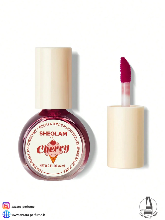 تینت لب و گونه میوه ای شیگلم رنگ cherry picked-فروشگاه اینترنتی آرایشی و بهداشتی آزارو در شیراز