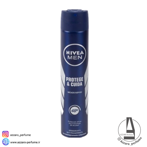 اسپری ضد تعریق مردانه آلمانی اصل Nivea Men PROTEGE & CUIDA نیوآ 200 میل-فروشگاه اینترنتی آرایشی و بهداشتی آزارو در شیراز