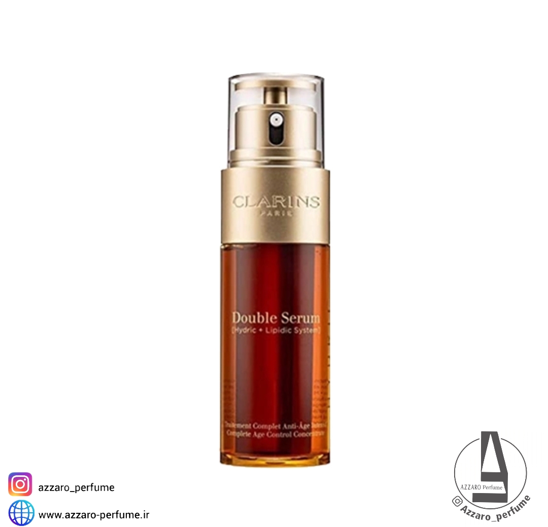 دابل سرم کلارنس اورجینال جوانساز و سرم لیفت کننده پوست حجم 50 میل-فروشگاه اینترنتی آرایشی و بهداشتی آزارو در شیراز
