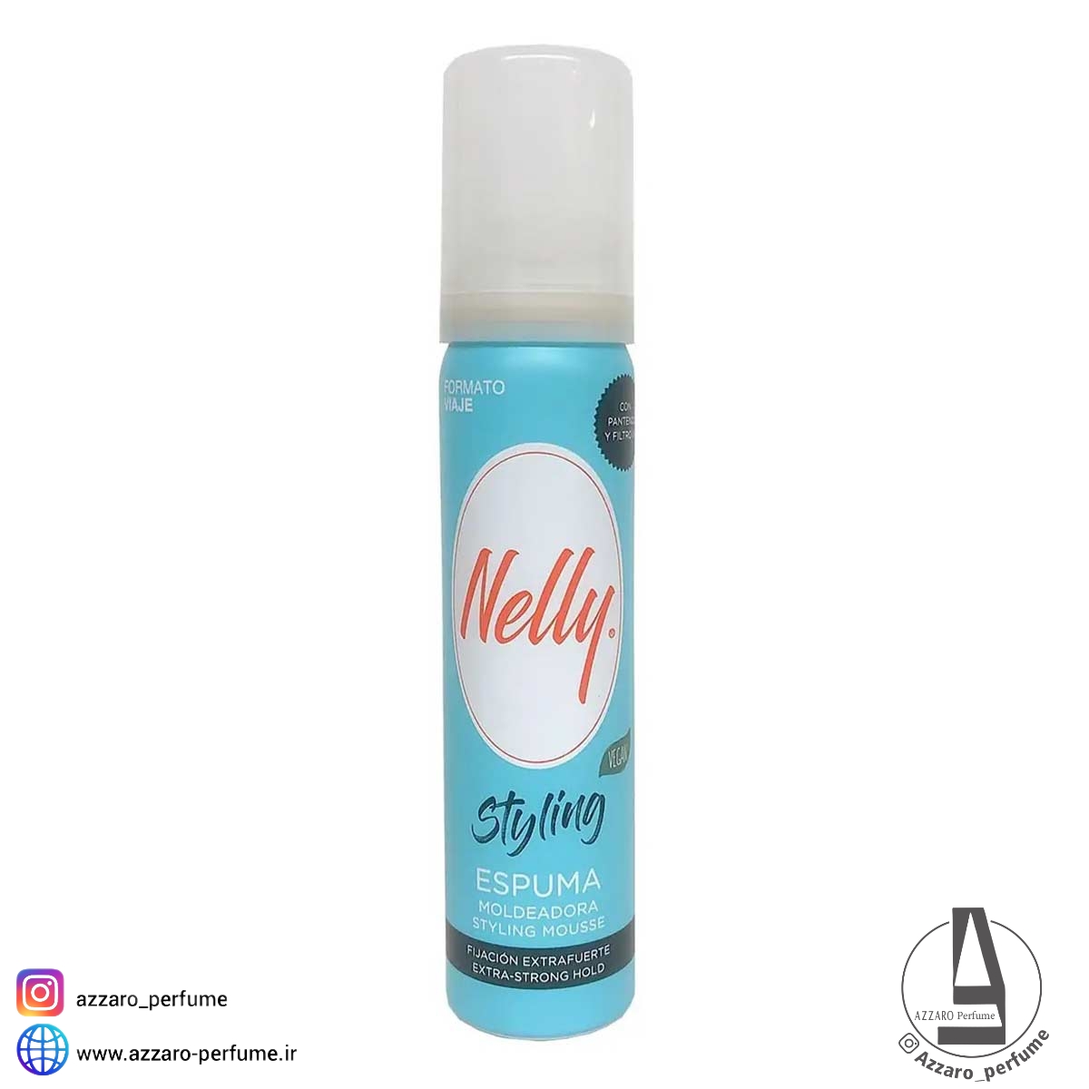 موس حالت دهنده خیلی قوی مو نلی NELLY مدل EXTRA-STRONG HOLD حجم 75 میل اصلی-فروشگاه اینترنتی آرایشی و بهداشتی آزارو در شیراز