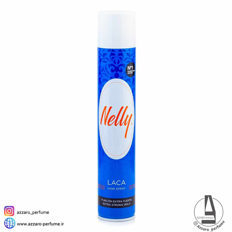 اسپری حالت دهنده مو فوق قوی نلی NELLY مدل EXTRA STRONG HOLD حجم 400 میل-فروشگاه اینترنتی آرایشی و بهداشتی آزارو در شیراز
