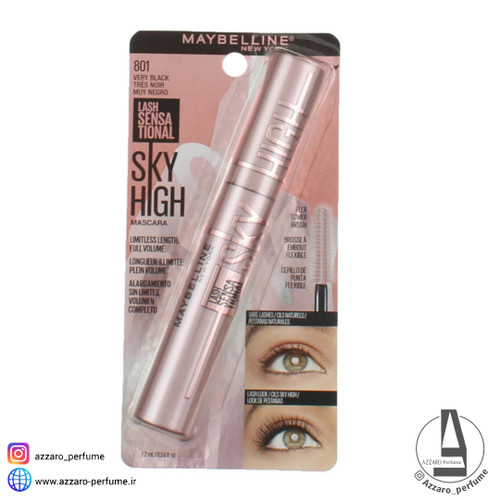 ریمل میبلین LASH SENSATIONAL مدل SKY HIGH حجم 7.2 میل-فروشگاه اینترنتی آرایشی و بهداشتی آزارو در شیراز