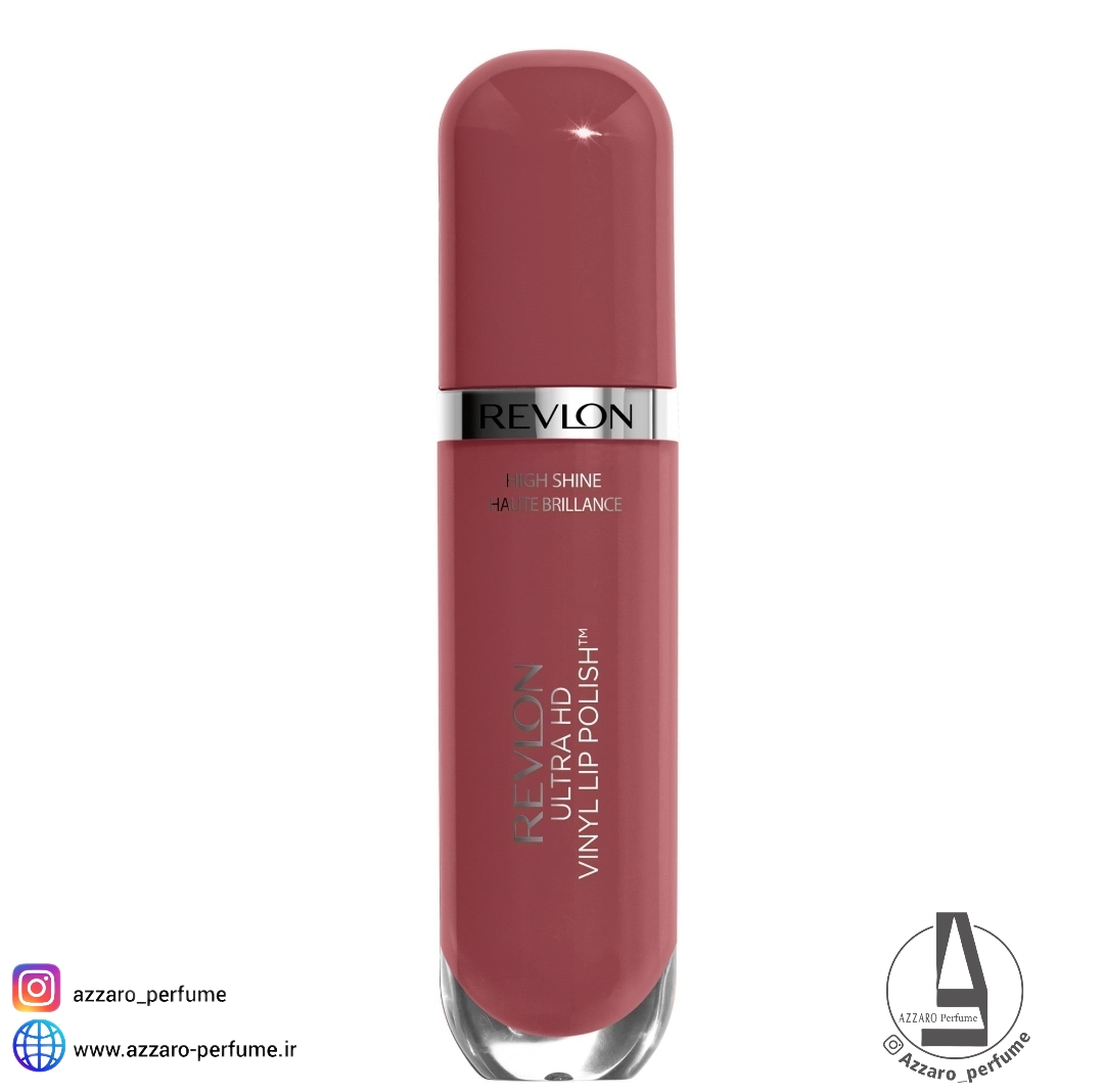 رژ لب براق مایع رولون Revlon اصل مدل HIGH SHINE HAUTE BRILLANCE رایحه وانیل-فروشگاه اینترنتی آرایشی و بهداشتی آزارو در شیراز