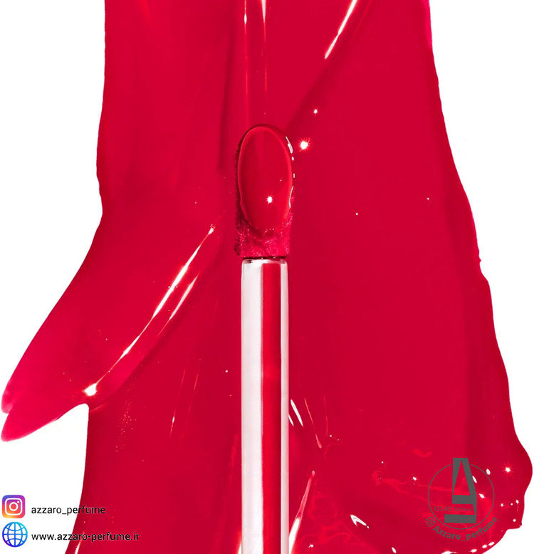 رژ لب براق مایع رولون Revlon مدل HIGH SHINE HAUTE BRILLANCE رایحه وانیل رنگ قرمز آتشین-فروشگاه اینترنتی آرایشی و بهداشتی آزارو در شیراز