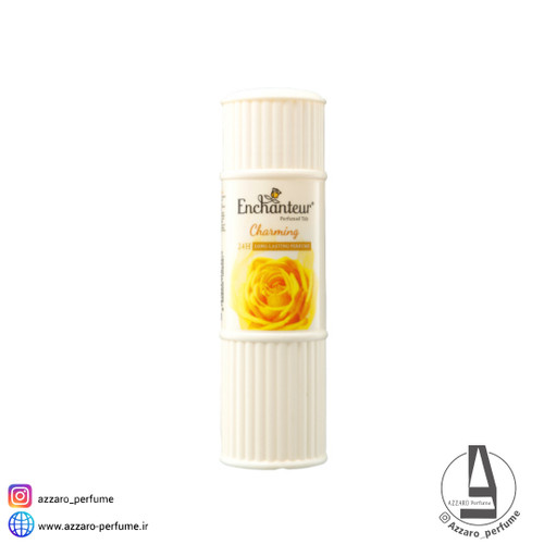 پودر خوشبو کننده بدن انشانتر اصل Enchanteur مدل Charming حجم 125 گرم-فروشگاه اینترنتی آرایشی و بهداشتی آزارو در شیراز