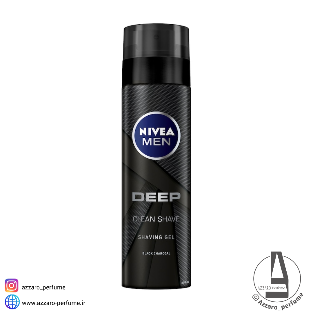 ژل اصلاح صورت نیوا NIVEA DEEP CLEAN SHAVE حجم 200 میل-فروشگاه اینترنتی آرایشی و بهداشتی آزارو در شیراز‌