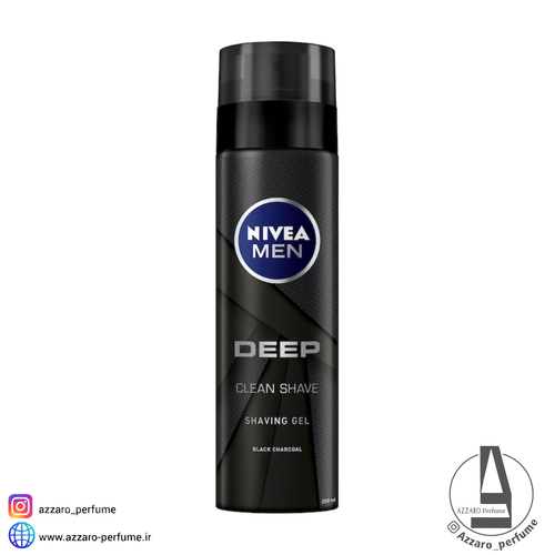 ژل اصلاح صورت نیوا NIVEA DEEP CLEAN SHAVE حجم 200 میل-فروشگاه اینترنتی آرایشی و بهداشتی آزارو در شیراز
