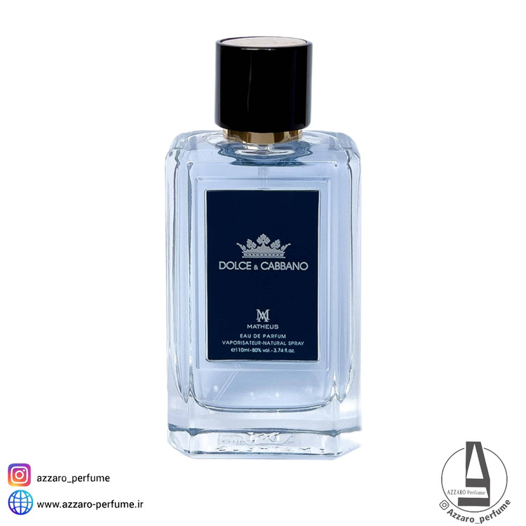 ادکلن مردانه متئوس Matheus رایحه دولچه گابانا Dolce & Cabbano حجم 110 میل-ادکلن برند متئوس اصل-فروشگاه اینترنتی آرایشی و بهداشتی آزارو در شیراز