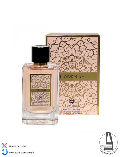 ادکلن زنانه متئوس مدل lamoure رایحه لالیک لامور حجم 110 میل-فروشگاه اینترنتی آرایشی و بهداشتی آزارو در شیراز
