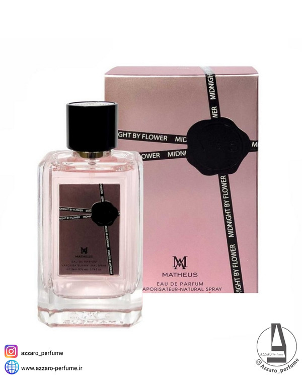 ادکلن زنانه متئوس مدل midnight by flower حجم 110 میل-فروشگاه اینترنتی آرایشی و بهداشتی آزارو در شیراز