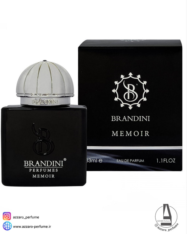 ادکلن زنانه برندینی (Brandini) مدل ممویر (Memoir) حجم 33 میل-فروشگاه اینترنتی آرایشی و بهداشتی آزارو در شیراز-ادکلن 33 میل برندینی اصل