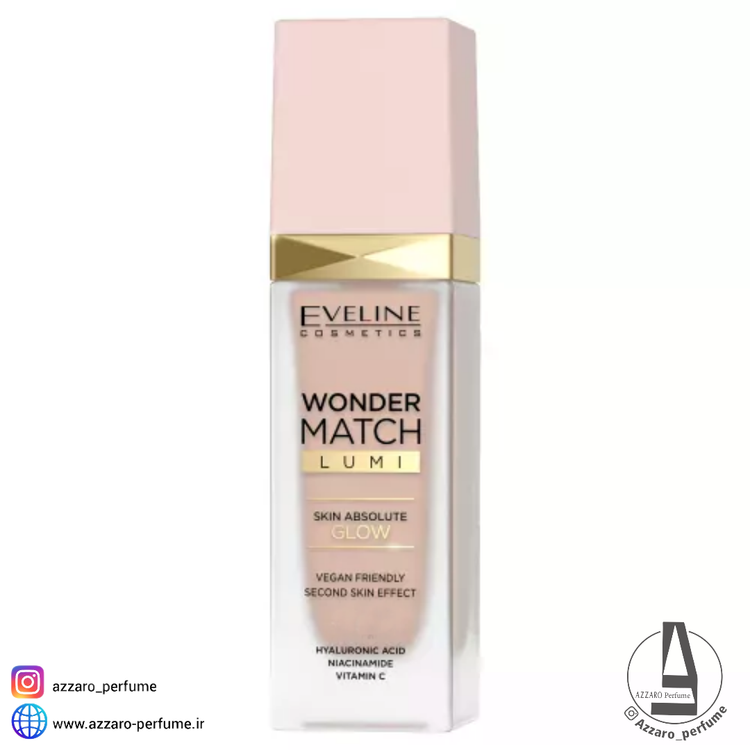 کرم پودر آبرسان اولاین EVELINE مدل lumi رنگ شماره 20 Nude Warm حجم 30 میل-فروشگاه اینترنتی آرایشی و بهداشتی آزارو در شیراز