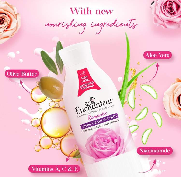 لوسیون روشن کننده بدن انشانتر رایحه رمانتیک-نمایندگی محصولات انشانتر-فروشگاه اینترنتی آرایشی و بهداشتی آزارو در شیراز