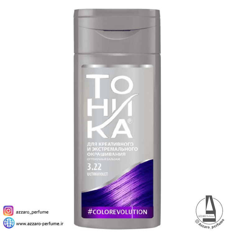 شامپو رنگ ماورا بنفش تونیکا TOHNKA شماره 3.22 حجم 150 میل-فروشگاه اینترنتی آرایشی و بهداشتی آزارو در شیراز
