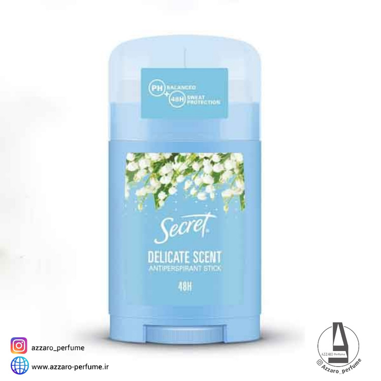 مام صابونی سکرت مدل DELICATE SCENT حجم 40 میل-فروشگاه اینترنتی آرایشی و بهداشتی آزارو در شیراز