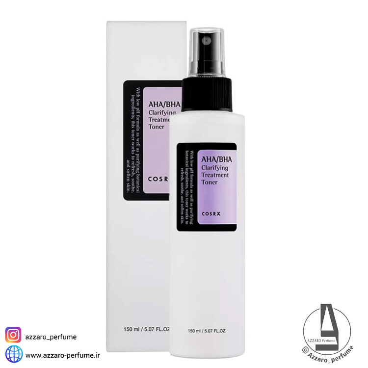 تونر روشن کننده کوزارکس اصل حاوی AHA/BHA حجم 150 میل-نمایندگی محصولات کوزارکس اصل-فروشگاه اینترنتی آرایشی و بهداشتی آزارو در شیراز