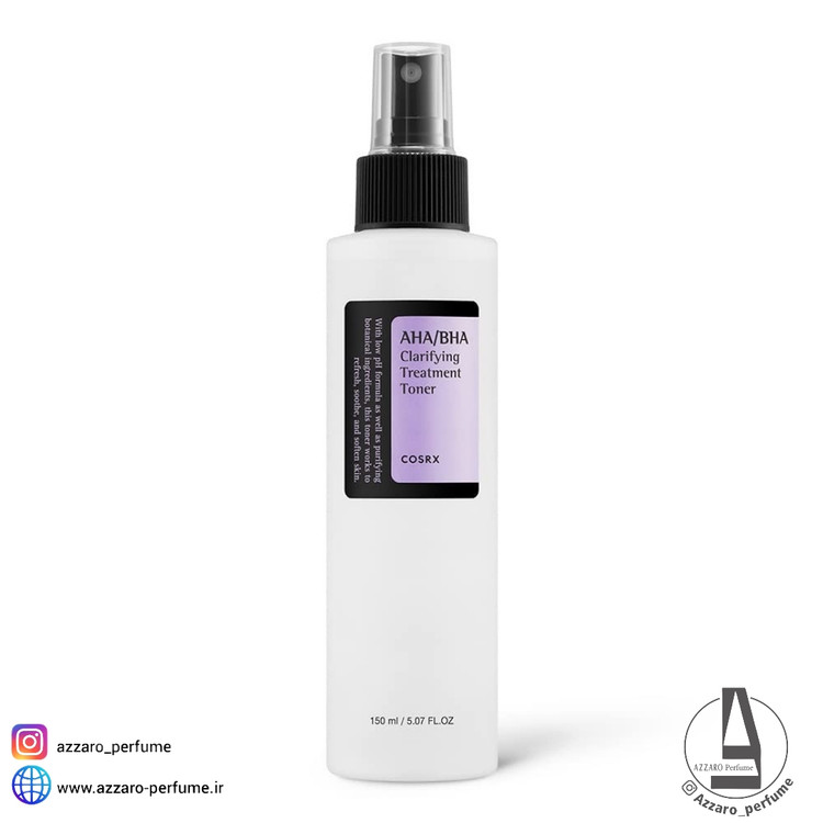 تونر روشن کننده و لایه بردار کوزارکس حاوی AHA/BHA حجم 150 میل-فروشگاه اینترنتی آرایشی و بهداشتی آزارو در شیراز