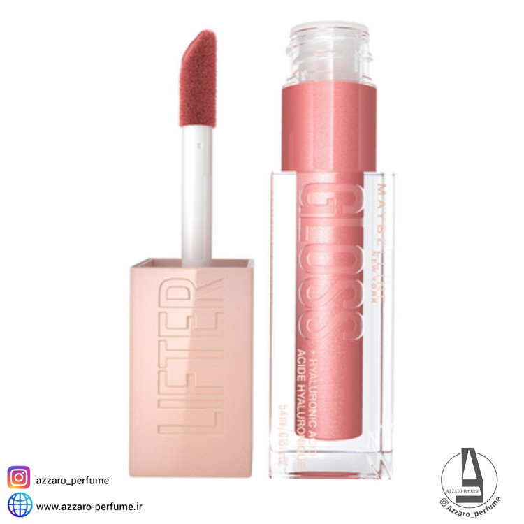 لیپ گلاس میبلین Maybelline مدل Lifter Gloss رنگ MOON شماره 003 حجم 5.4 میل-فروشگاه اینترنتی آرایشی و بهداشتی آزارو در شیراز