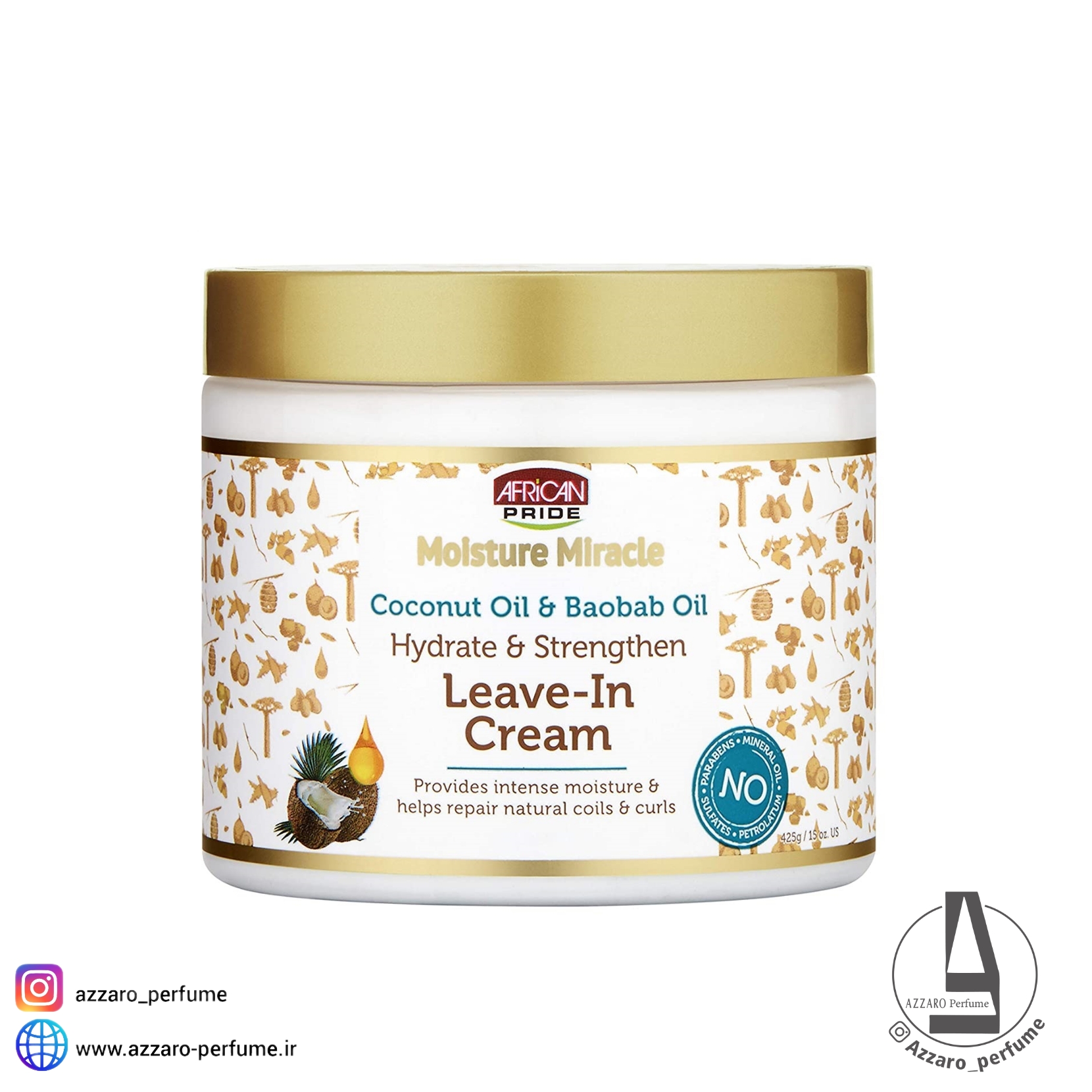 کرم نرم کننده بعد حمام تقویتی و آبرسان آفریکن پراید حجم 425 میل-فروشگاه اینترنتی آرایشی و بهداشتی آزارو در شیراز