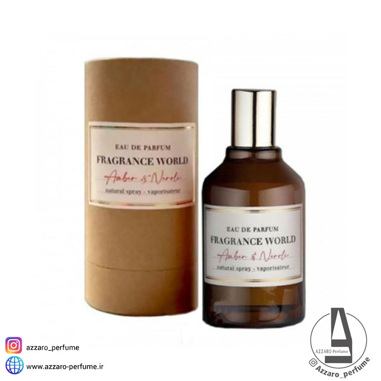 ادکلن فراگرنس ورد مدل امبر اند نرولی رایحه زلینسکی اند روزن حجم 80 میل-فروشگاه اینترنتی آرایشی و بهداشتی آزارو در شیراز