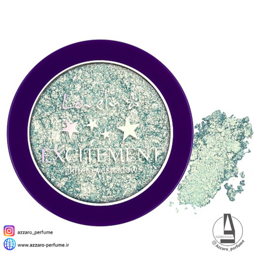 سایه چشم گلیتری لاولی مدل excitement رنگ فیروزه ای شماره 3-فروشگاه اینترنتی آرایشی و بهداشتی آزارو در شیراز