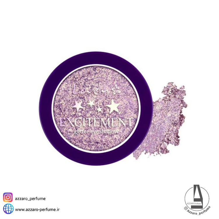 سایه چشم گلیتری لاولی مدل excitement رنگ بنفش شماره 2-فروشگاه اینترنتی آرایشی و بهداشتی آزارو در شیراز