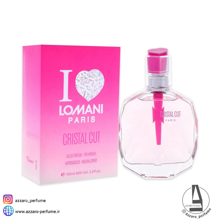 ادکلن زنانه آی لاو لومانی کریستال کات برند لومانی حجم 100 میل-فروشگاه اینترنتی آرایشی و بهداشتی آزارو در شیراز