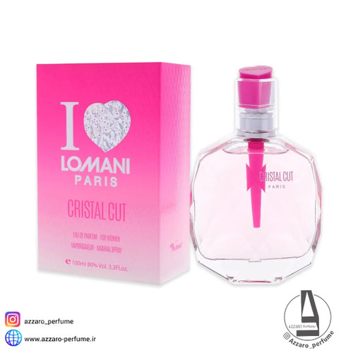 ادکلن زنانه آی لاو لومانی کریستال کات برند لومانی حجم 100 میل-فروشگاه اینترنتی آرایشی و بهداشتی آزارو در شیراز