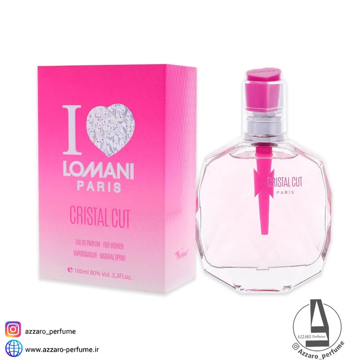 ادکلن زنانه آی لاو لومانی کریستال کات برند لومانی حجم 100 میل-فروشگاه اینترنتی آرایشی و بهداشتی آزارو در شیراز
