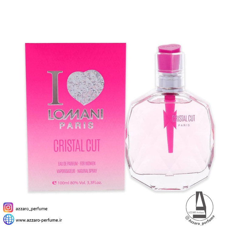 ادکلن زنانه آی لاو لومانی کریستال کات برند لومانی حجم 100 میل-فروشگاه اینترنتی آرایشی و بهداشتی آزارو در شیراز