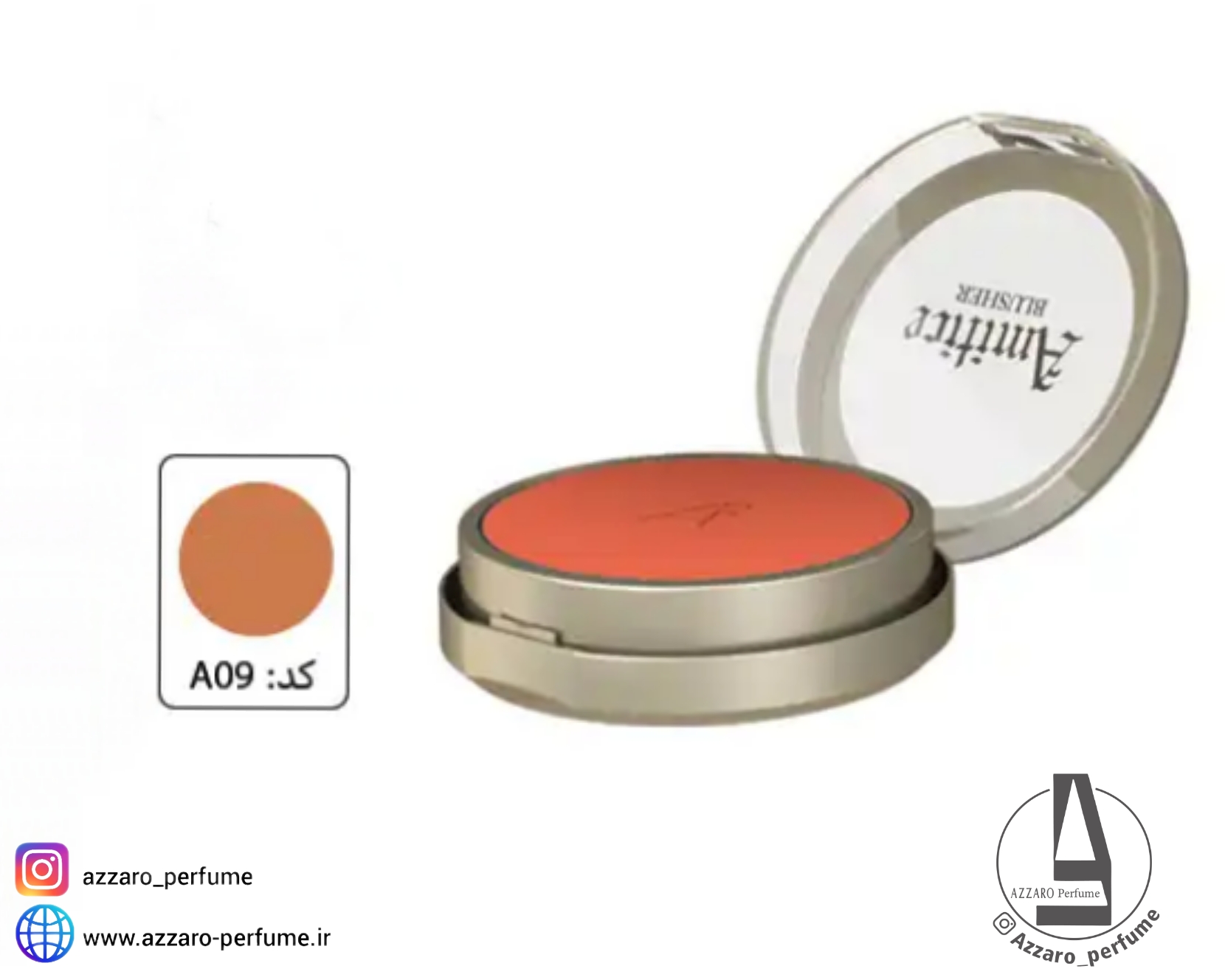 رژ گونه آمیتیس شماره A09 حجم 46 گرم-فروشگاه اینترنتی آرایشی و بهداشتی آزارو در شیراز