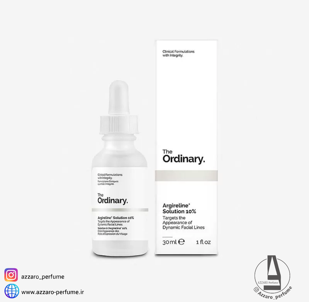 سرم ضد چروک و پرکننده خطوط آرژیرلین 10% اوردینری ORDINARY حجم 30 میل