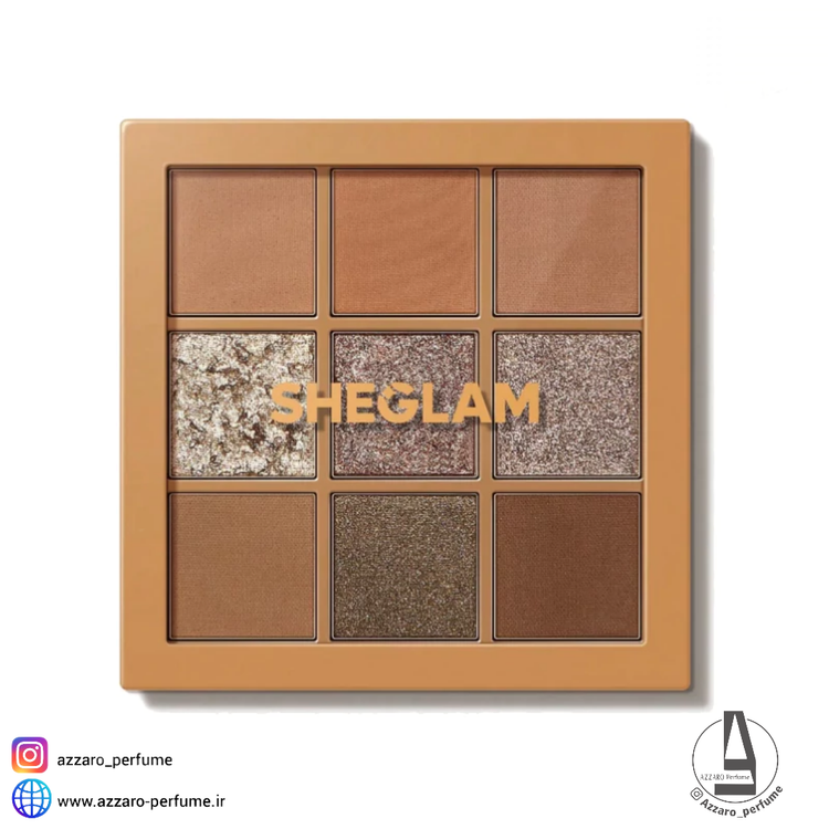 پالت سایه 9 رنگ شیگلم مدل SILENT DISCO-فروشگاه اینترنتی آرایشی و بهداشتی آزارو در شیراز