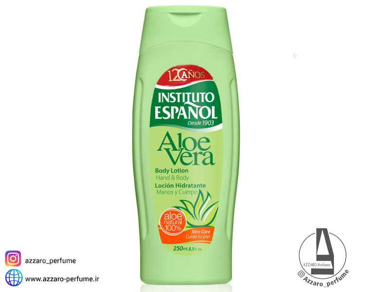 لوسیون بدن اسپانول اورجینال مدل آلوئه ورا حجم 500 میل-فروشگاه اینترنتی آرایشی و بهداشتی آزارو در شیراز