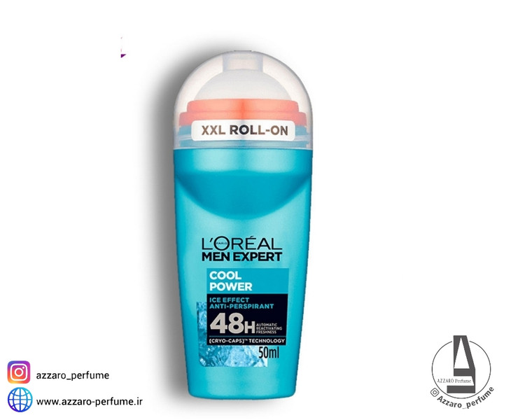 مام رول ضد تعریق لورآل سری Expert مدل Cool Power مردانه حجم 50 میل-فروشگاه اینترنتی آرایشی و بهداشتی آزارو در شیراز
