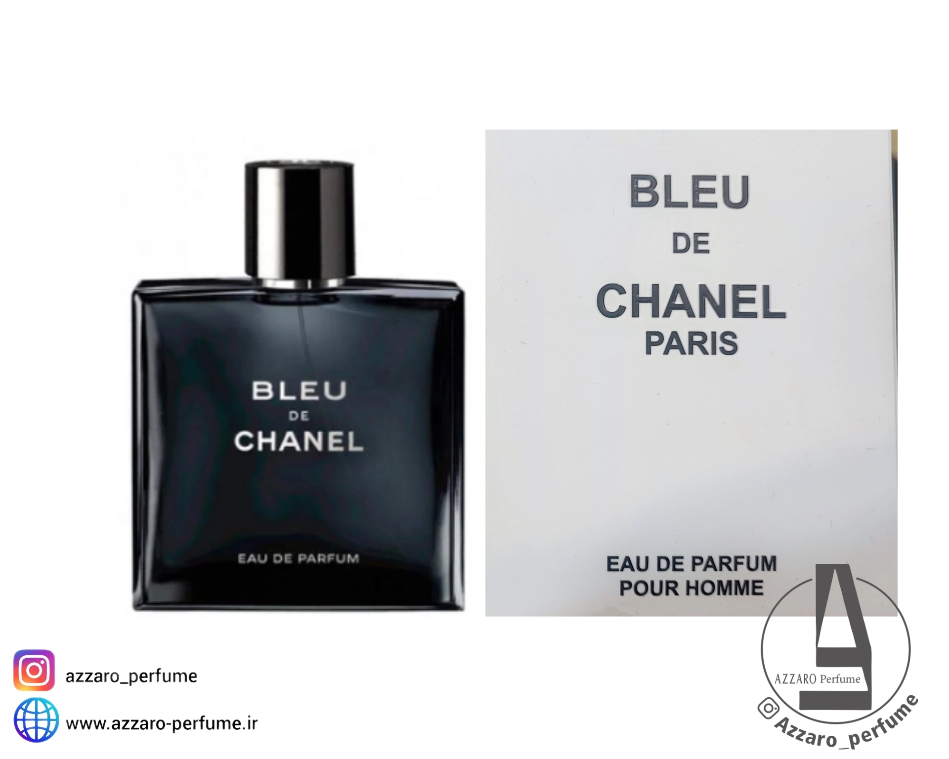 تستر ادکلن مردانه بلو شنل Chanel Bleu de Chanel EDP حجم 100 میل-فروشگاه اینترنتی آرایشی و بهداشتی آزارو در شیراز‌